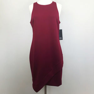 Alfani Wine Asymmetrical Dress